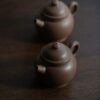 Tetera de Yixing «Gu Du Wu Ni Ju Lun Zhu» de 80 ml, totalmente hecha a mano. Reserva. Envío en 20 días.