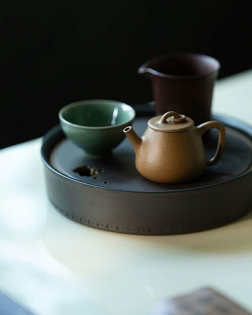 Half Handmade Duanni Tall Shi Piao 120ml Yixing Teapot