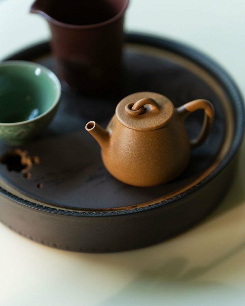 Half Handmade Duanni Tall Shi Piao 120ml Yixing Teapot