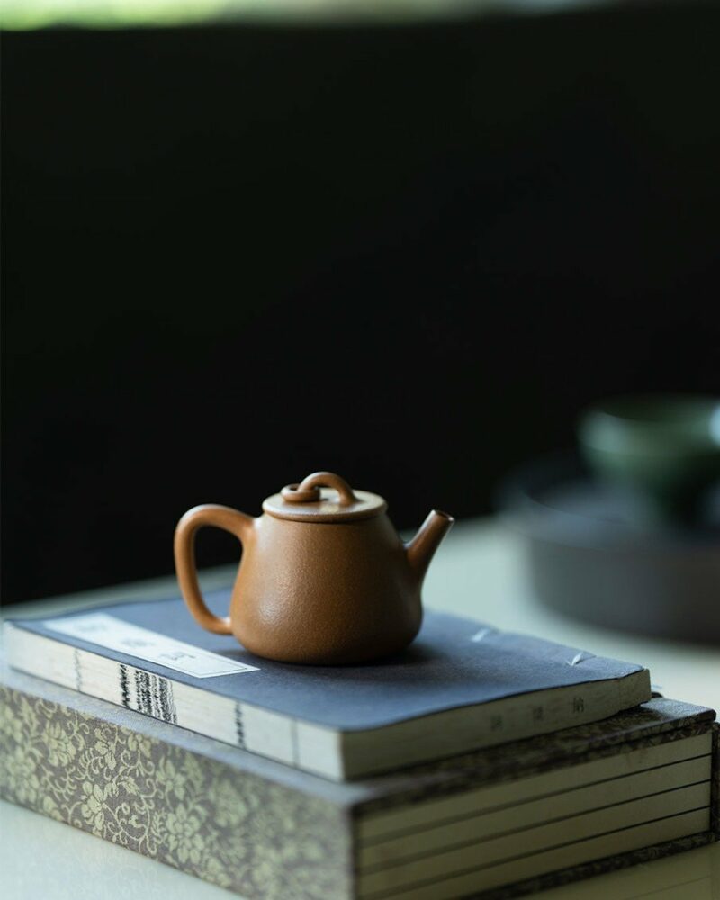 Half Handmade Duanni Tall Shi Piao 120ml Yixing Teapot