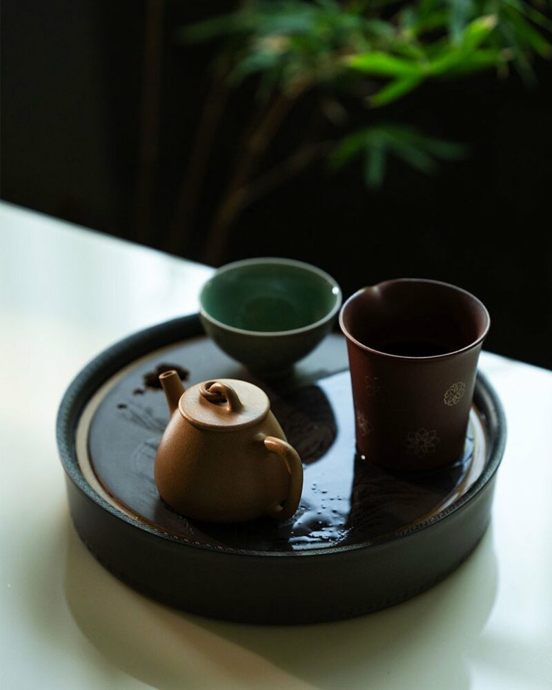 Half Handmade Duanni Tall Shi Piao 120ml Yixing Teapot
