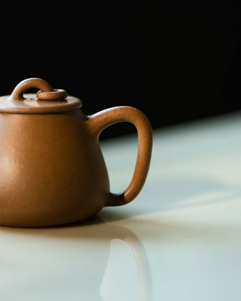Half Handmade Duanni Tall Shi Piao 120ml Yixing Teapot