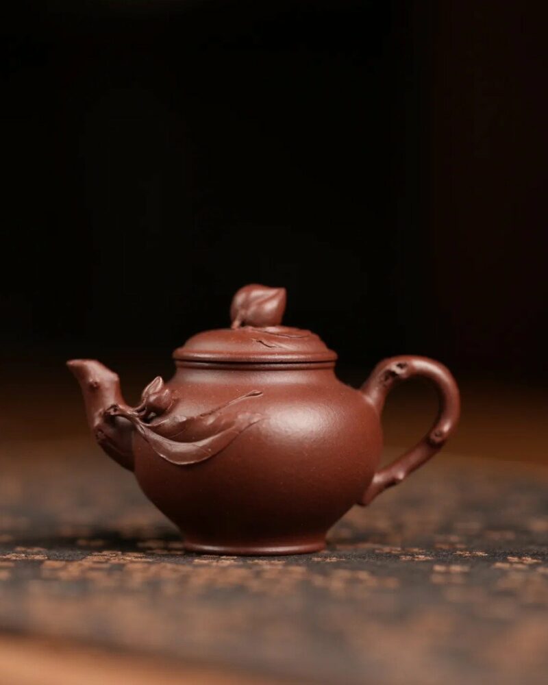 Half-Handmade-Mini-Zini-Peach-Embrace-Mini-30cc-Yixing-Teapot6 반 수제 미니 지니 피치 엠브레이스 미니 30cc 이싱 찻주전자