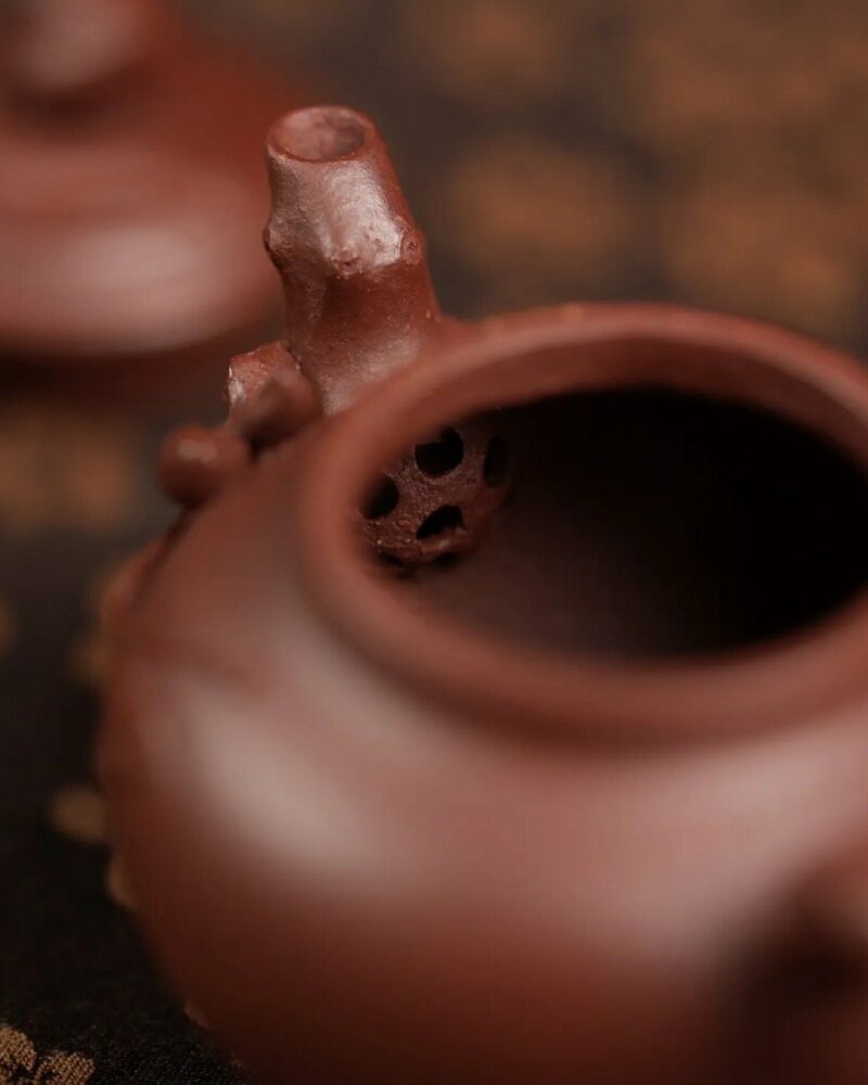 Half-Handmade-Mini-Zini-Peach-Embrace-Mini-30cc-Yixing-Teapot7 반 수제 미니 지니 피치 엠브레이스 미니 30cc 이싱 찻주전자