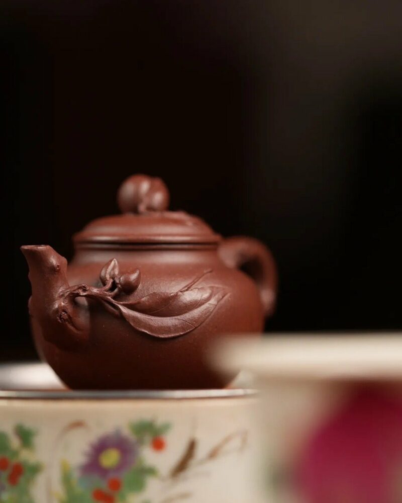 Half-Handmade-Mini-Zini-Peach-Embrace-Mini-30cc-Yixing-Teapot8 반 수제 미니 지니 피치 엠브레이스 미니 30cc 이싱 찻주전자