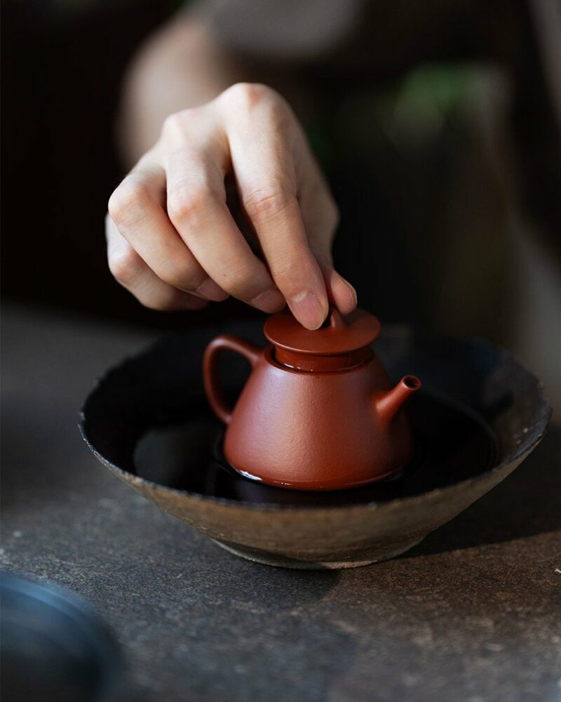 Half-Handmade-Xiao-Mei-Yao-Zhuni-Tall-Shi-Piao-80ml-Yixing-Teapot5 Half Handmade Xiao Mei Yao Zhuni Tall Shi Piao 80ml Yixing Teapot
