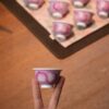 Hand-painted Chinese Style Porcelain Ruby-Red Famille Rose Longevity Peaches 50cc Host Cup