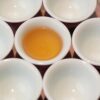 Hand-painted Chinese Style Porcelain Ruby-Red Famille Rose Longevity Peaches 50cc Host Cup