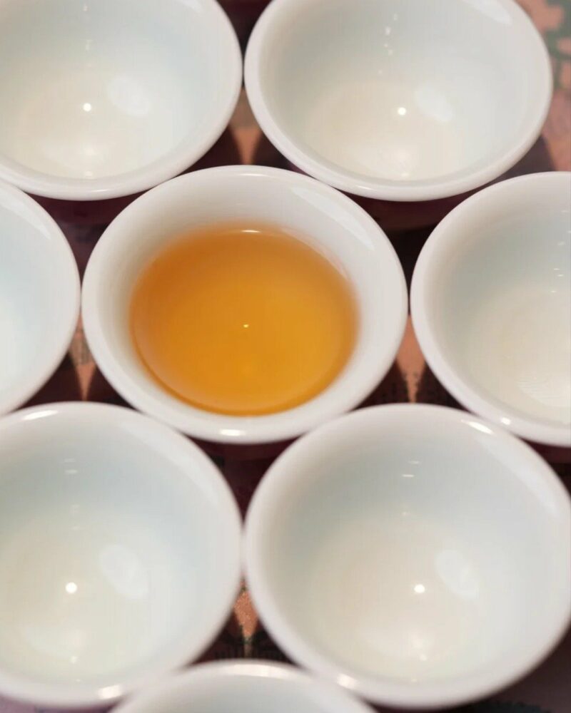 Hand-painted Chinese Style Porcelain Ruby-Red Famille Rose Longevity Peaches 50cc Host Cup