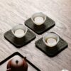 Handmade-Artistic-Cotton-Linen-Fish-Scale-Weave-Tea-Mat3 수제 예술적 면·린넨 소재의 물고기 비늘 무늬 짜임 차 매트
