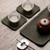 Handmade-Artistic-Cotton-Linen-Fish-Scale-Weave-Tea-Mat6 수제 예술적 면·린넨 소재의 물고기 비늘 무늬 짜임 차 매트