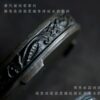 Handmade Chinese Style Tin Copper Key-Fret and Interlaced-Vine Motifs Tea Boat