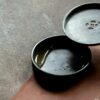 Handmade Chinese Style Tin Copper Key-Fret and Interlaced-Vine Motifs Tea Boat