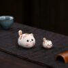 Handmade-Creative-Design-White-Duanni-Leopard-Pattern-Lucky-Cat-Tea-Pet5 Handmade Creative Design White Duanni Leopard Pattern Lucky Cat Tea Pet