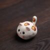 Handmade-Creative-Design-White-Duanni-Leopard-Pattern-Lucky-Cat-Tea-Pet7 Handmade Creative Design White Duanni Leopard Pattern Lucky Cat Tea Pet