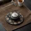 Handmade-Crude-Pottery-Polka-Dot-Cookie-14cm-Tea-Boat3 수제 투박한 도자기 폴카 도트 쿠키 14cm 티 보트