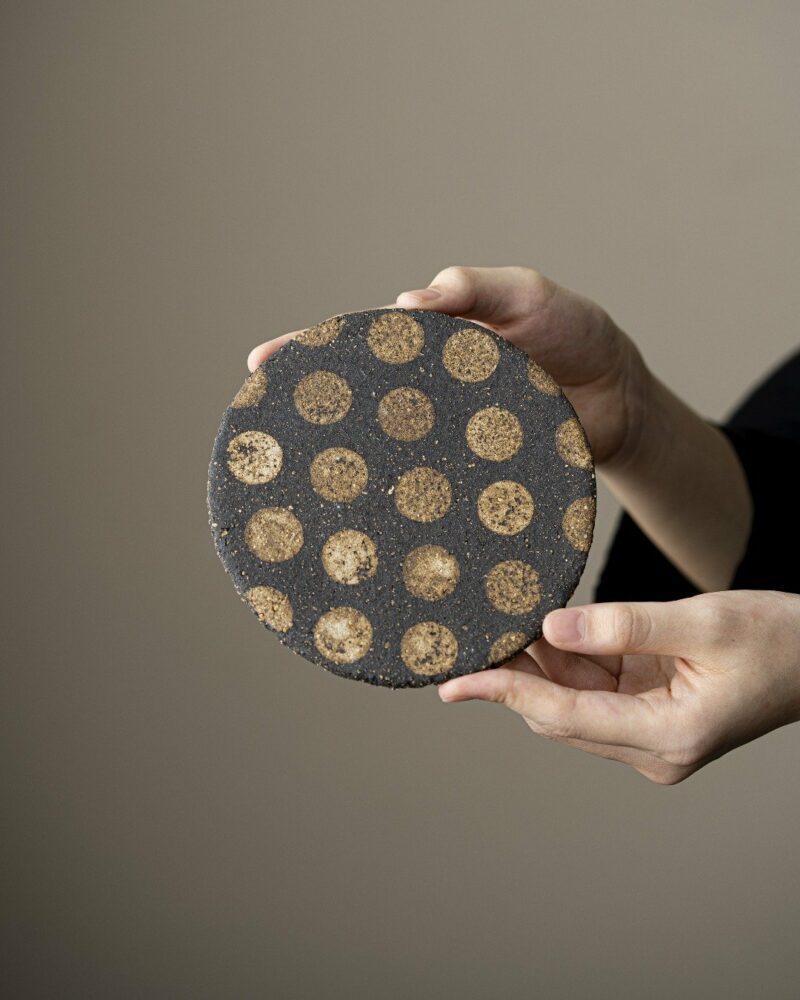 Handmade-Crude-Pottery-Polka-Dot-Cookie-14cm-Tea-Boat5 수제 투박한 도자기 폴카 도트 쿠키 14cm 티 보트