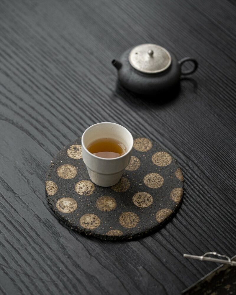 Handmade-Crude-Pottery-Polka-Dot-Cookie-14cm-Tea-Boat8 수제 투박한 도자기 폴카 도트 쿠키 14cm 티 보트