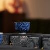 Handmade-Hand-painted-Chinese-Style-Porcelain-Blue-and-White-Rose-80cc-Host-Cup2 Handmade Hand-painted Chinese Style Porcelain Blue and White Rose 80cc Host Cup