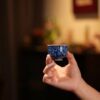 Handmade-Hand-painted-Chinese-Style-Porcelain-Blue-and-White-Rose-80cc-Host-Cup7 Handmade Hand-painted Chinese Style Porcelain Blue and White Rose 80cc Host Cup
