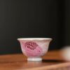 Handmade-Hand-painted-Porcelain-Ranchu-Fish-50cc-Host-Cup6 Handmade Hand-painted Porcelain Ranchu Fish 50cc Host Cup