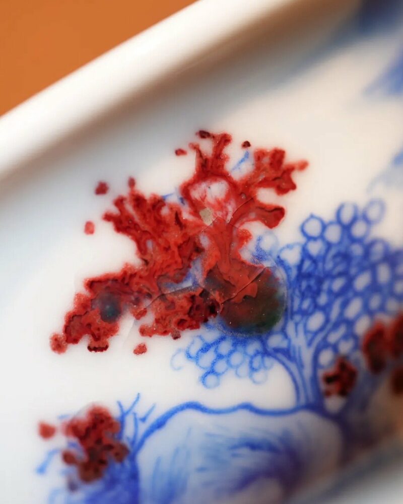 Handmade-Hand-painted-Qinghua-Underglaze-Red-Porcelain-Landscape-50cc-Host-Cup8 Handgefertigte, handbemalte Qinghua-Porzellan-Landschaft mit Unterglasurrot, 50 cc, Gastgeberschale