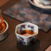 Handmade-Hand-painted-Qinghua-Underglaze-Red-Porcelain-Twelve-Flower-Goddesses-Hexagonal-120cc-Host-Cup6-1 수제 수채화 청화 청자, 12명의 꽃의 여신 문양이 새겨진 육각형 120cc 주인용 잔