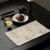 Embroidered-Cotton-and-linen-Ivory-Floral-Tea-Mat8 Embroidered Cotton and linen Ivory Floral Tea Mat