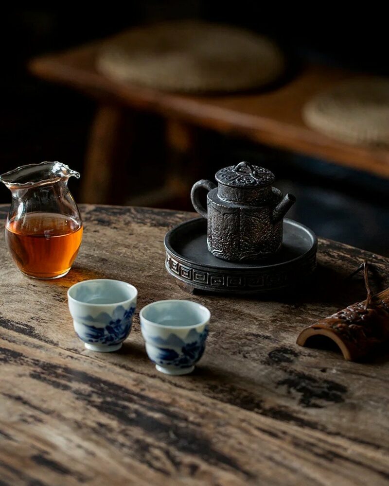 Half Handmade Wood Fired Crude Pottery De Zhong 135ml Teapot