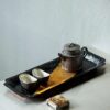 Half Handmade Wood Fired Crude Pottery De Zhong 135ml Teapot