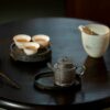 Half Handmade Wood Fired Crude Pottery De Zhong 135ml Teapot
