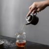 Half Handmade Wood Fired Crude Pottery De Zhong 135ml Teapot