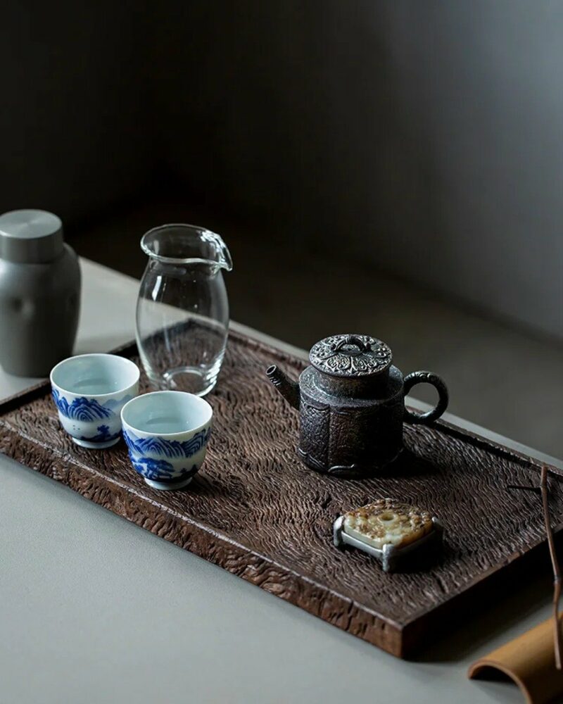 Half Handmade Wood Fired Crude Pottery De Zhong 135ml Teapot