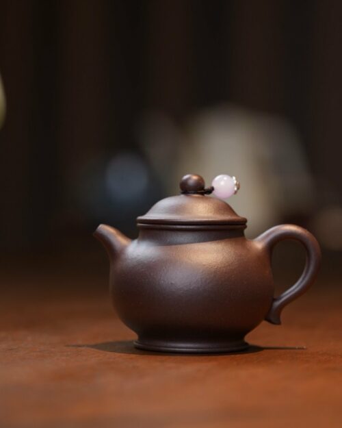 Half Handmade Zini Pan Hu 75ml Yixing Teapot