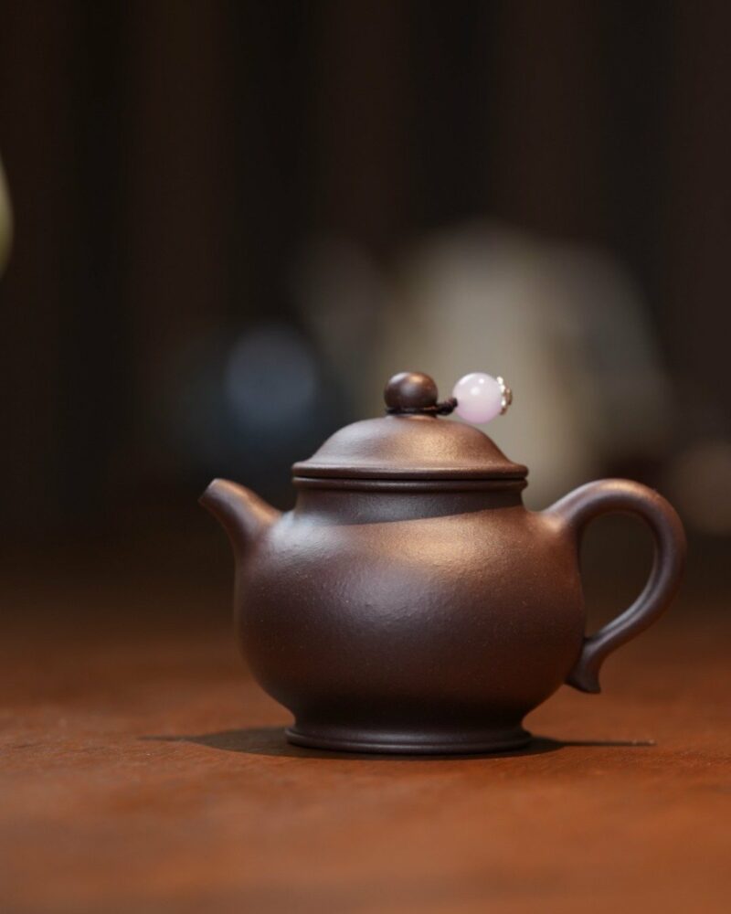 Half-Handmade-Zini-Pan-Hu-75ml-Yixing-Teapot1 Half Handmade Zini Pan Hu 75ml Yixing Teapot