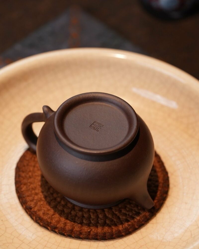Half-Handmade-Zini-Pan-Hu-75ml-Yixing-Teapot9 Half Handmade Zini Pan Hu 75ml Yixing Teapot