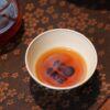 Handmade Hand-painted Qinghua  Scrolling Clouds with Red Bats 90ml Host Cup
