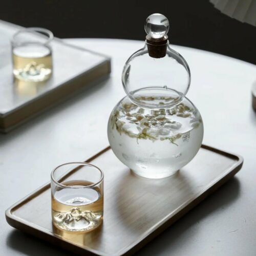 Minimalist-Glass-Double-Gourd-650ml-Cold-Brew-Bottle1 Minimalist Glass Double Gourd 650ml Cold Brew Bottle
