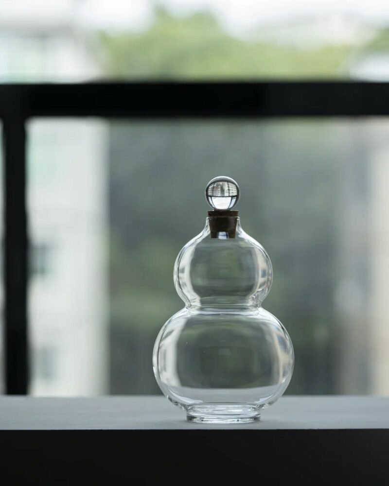 Minimalist Glass Double Gourd 650ml Cold Brew Bottle